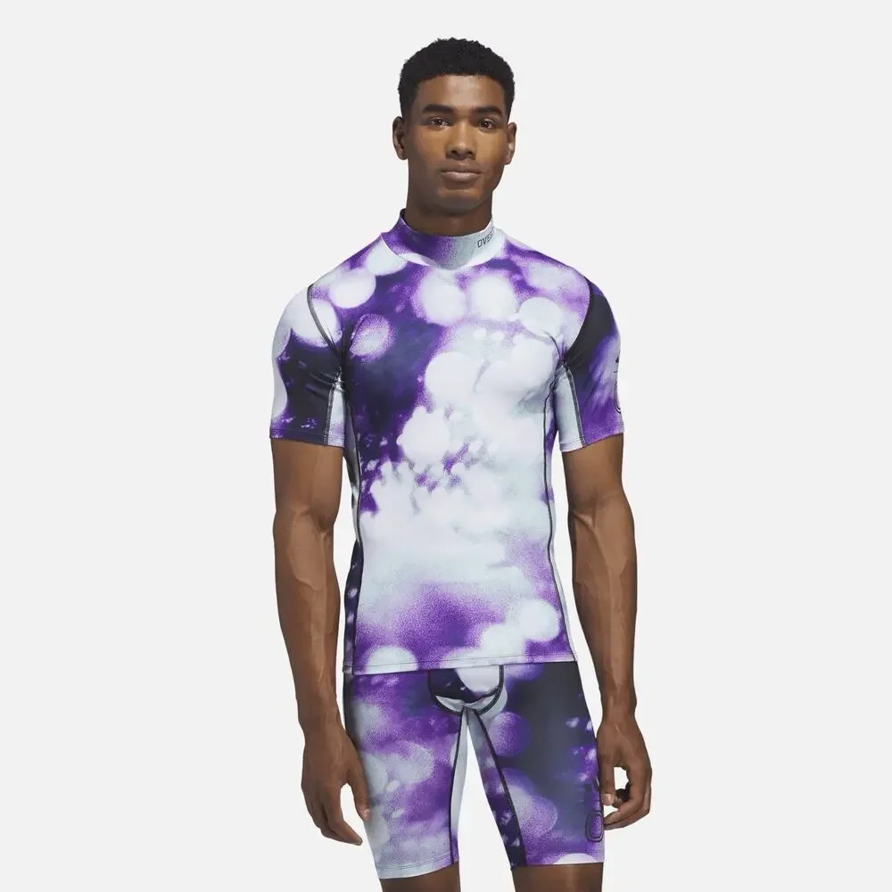 Adidas Overtime L OT TF Mock Compression Shirt JV8833 Mens Large NWT $45